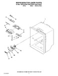 Diagram for 02 - Refrigerator Liner Parts