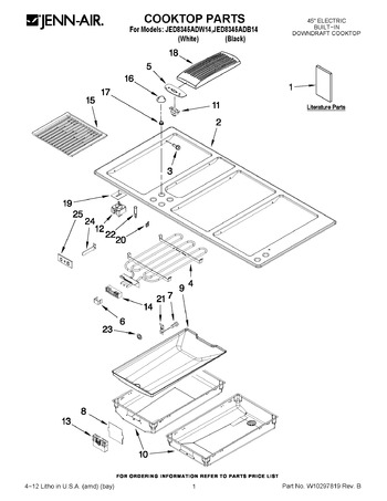 Diagram for JED8345ADB14