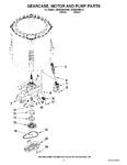 Diagram for 04 - Gearcase, Motor And Pump Parts