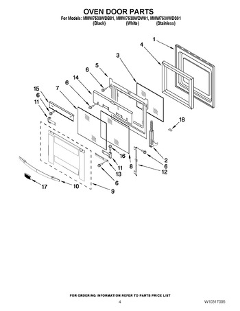 Diagram for MMW7530WDW01