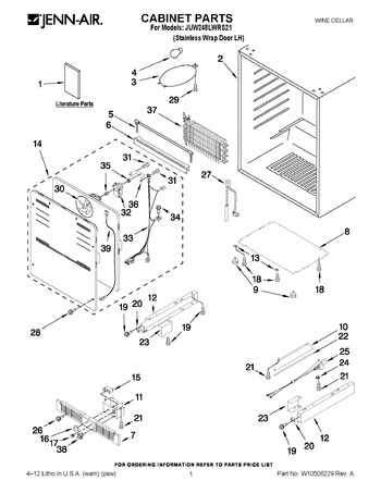 Diagram for JUW248LWRS21