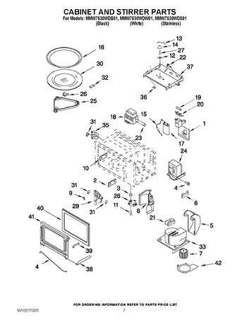 Diagram for MMW7530WDW01