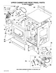 Diagram for 03 - Upper Cabinet And Front Panel Parts