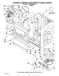 Diagram for 01 - Lower Cabinet And Front Panel Parts