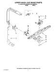 Diagram for 07 - Upper Wash And Rinse Parts