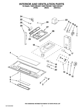 Diagram for YAMV1160VAW1