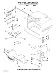 Diagram for 02 - Freezer Liner Parts