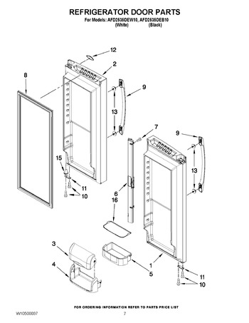 Diagram for AFD2535DEW10