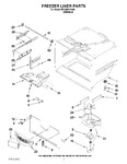 Diagram for 02 - Freezer Liner Parts