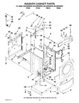 Diagram for 09 - Washer Cabinet Parts