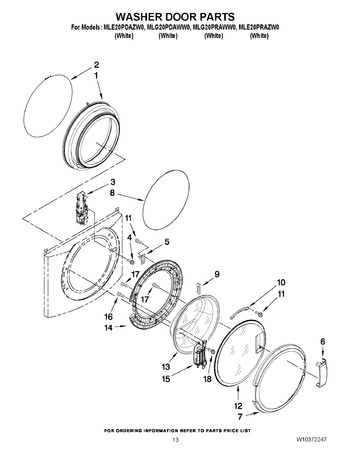 Diagram for MLG20PDAWW0