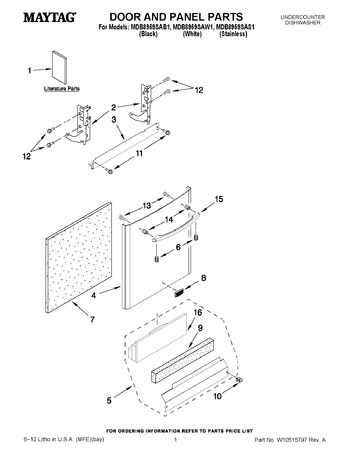 Diagram for MDB8959SAS1