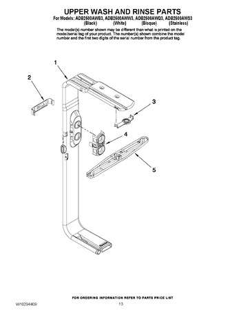 Diagram for ADB2500AWW3