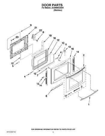 Diagram for JGS9900CDS01