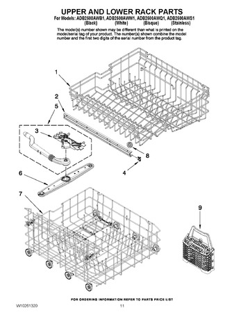 Diagram for ADB2500AWW1