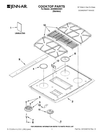 Diagram for JGS9900CDS01