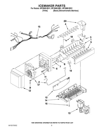 Diagram for MFI2665XEW1