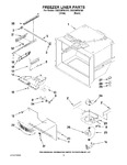 Diagram for 03 - Freezer Liner Parts