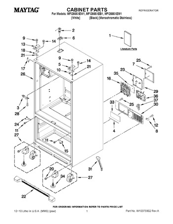 Diagram for MFI2665XEM1