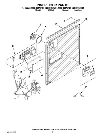 Diagram for MDBH969AWB4