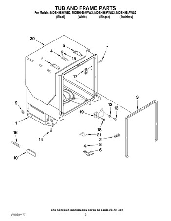 Diagram for MDBH969AWB2