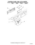 Diagram for 02 - Control Panel And Latch Parts