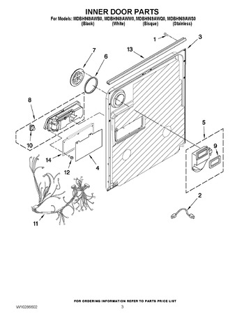 Diagram for MDBH969AWW0