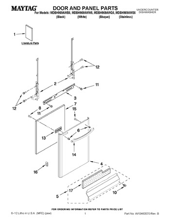 Diagram for MDBH969AWS5