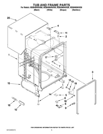 Diagram for MDBH969AWS5