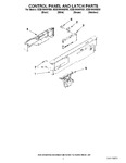 Diagram for 02 - Control Panel And Latch Parts