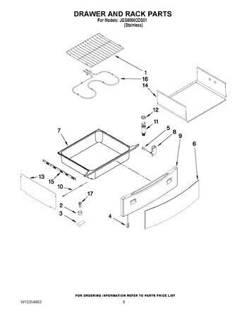 Diagram for JGS8850CDS01