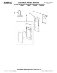 Diagram for 01 - Control Panel Parts