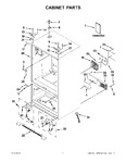 Diagram for 01 - Cabinet Parts