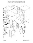 Diagram for 02 - Refrigerator Liner Parts