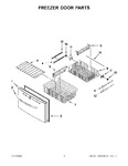 Diagram for 09 - Freezer Door Parts