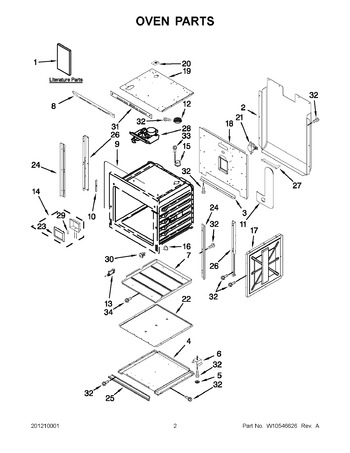 Diagram for JJW3430WP02