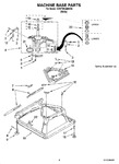 Diagram for 05 - Machine Base Parts