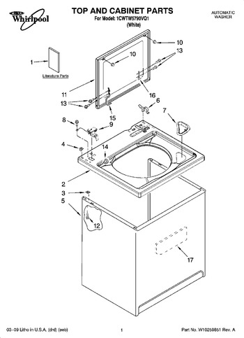 Diagram for 1CWTW5790VQ1