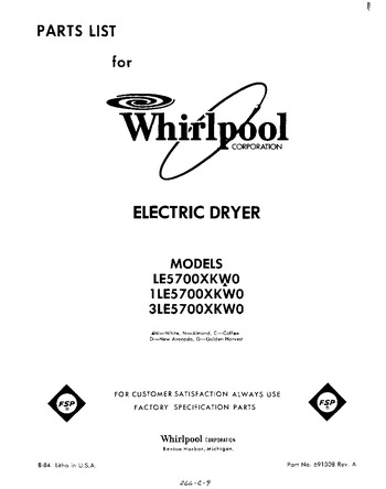 Diagram for 3LE5700XKW0