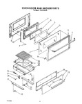 Diagram for 05 - Oven Door And Broiler