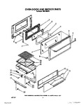 Diagram for 04 - Oven Door And Broiler