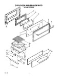 Diagram for 04 - Oven Door And Broiler