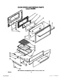 Diagram for 04 - Oven Door And Broiler