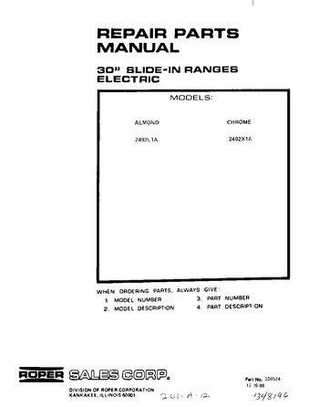 Diagram for 2492L1A