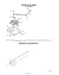 Diagram for 05 - Door Lock , Optional Backsplash