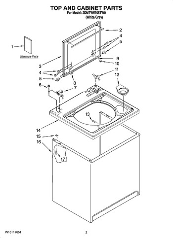 Diagram for 2DMTW5705TW0