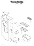 Diagram for 03 - Freezer Liner