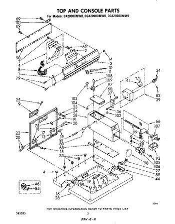 Diagram for 3CA2000XMW0