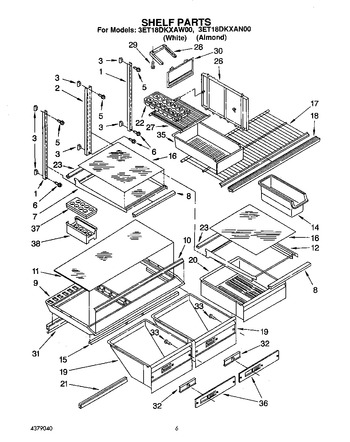 Diagram for 3ET18DKXAW00