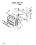 Diagram for 08 - Freezer Door